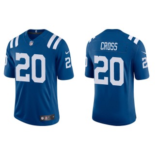 Men's Colts Nick Cross Royal 2022 NFL Draft Vapor Limited Jersey