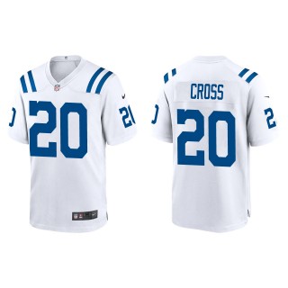 Men's Colts Nick Cross White 2022 NFL Draft Game Jersey