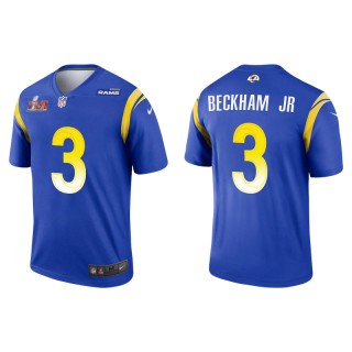 Super Bowl LVI Odell Beckham Jr. Rams Royal Legend Jersey