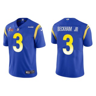 Super Bowl LVI Odell Beckham Jr. Rams Royal Vapor Limited Jersey