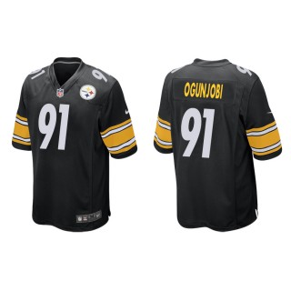 Men's Pittsburgh Steelers Ogunjobi Black Game Jersey