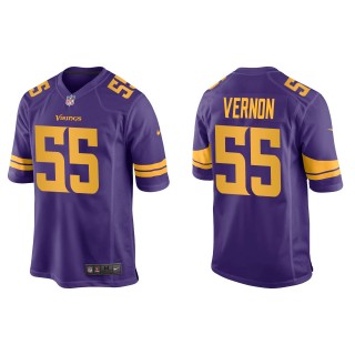 Men's Minnesota Vikings Olivier Vernon Purple Alternate Game Jersey