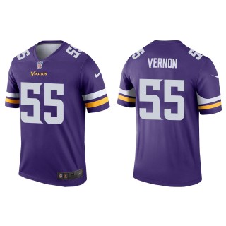Men's Minnesota Vikings Olivier Vernon Purple Legend Jersey