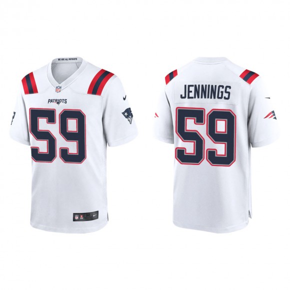 Anfernee Jennings Jersey Patriots White Game