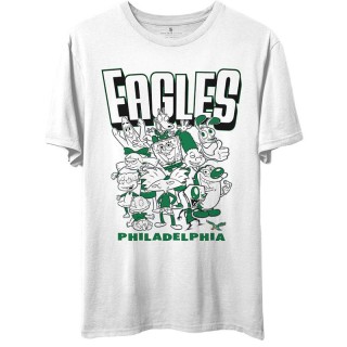 Men's Philadelphia Eagles White NFL x Nickelodeon T-Shirt