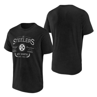 Men's Pittsburgh Steelers NFL x Darius Rucker Collection by Fanatics Black T-Shirt