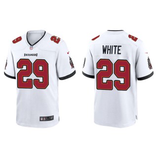 Men's Buccaneers Rachaad White White 2022 NFL Draft Game Jersey