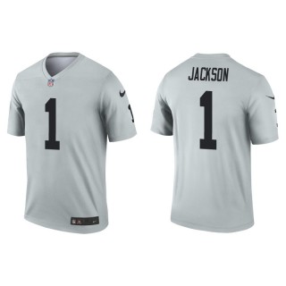 DeSean Jackson Jersey Raiders Silver Inverted Legend Men's