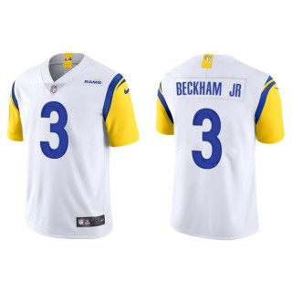 Odell Beckham Jr. Jersey Rams White Alternate Vapor Limited Men's