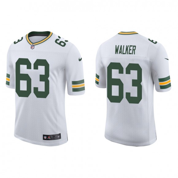 Men's Packers Rasheed Walker White Vapor Limited Jersey
