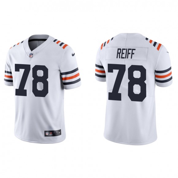 Men's Chicago Bears Riley Reiff White Classic Limited Jersey