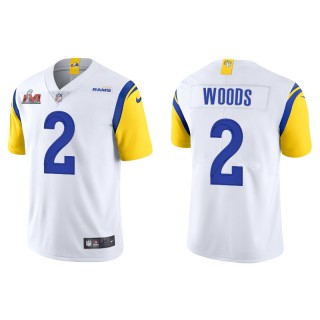 Super Bowl LVI Robert Woods Rams White Vapor Limited Jersey