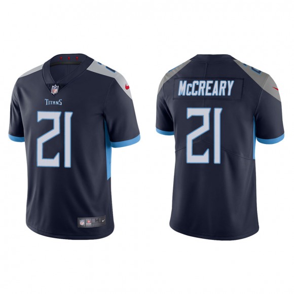 Men's Titans Roger McCreary Navy Vapor Limited Jersey