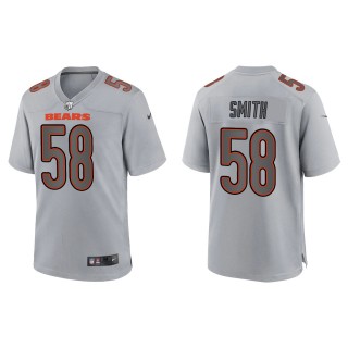 Men's Roquan Smith Chicago Bears Gray Atmosphere Fashion Game Jersey