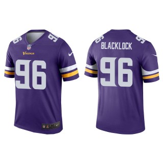 Men's Minnesota Vikings Ross Blacklock Purple Legend Jersey