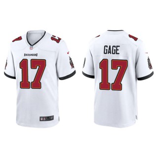 Men's Buccaneers Russell Gage White Game Jersey