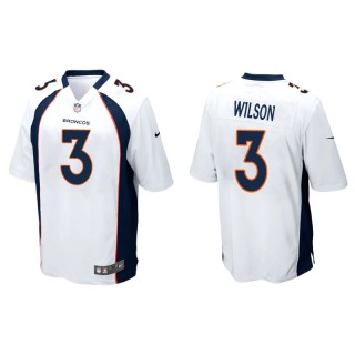 Broncos Russell Wilson White Game Jersey