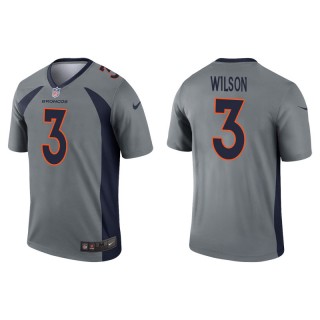 Broncos Russell Wilson Gray Inverted Legend Jersey
