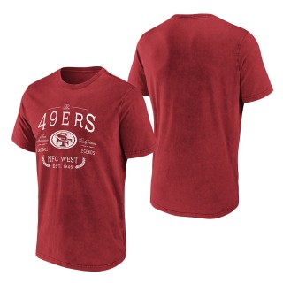 Men's San Francisco 49ers NFL x Darius Rucker Collection by Fanatics Scarlet T-Shirt