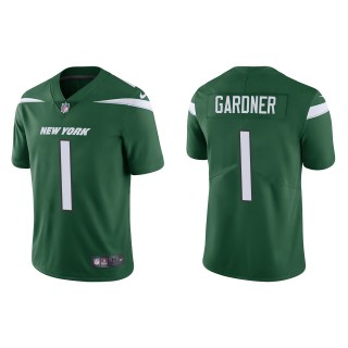 Men's Jets Sauce Gardner Green 2022 NFL Draft Vapor Limited Jersey