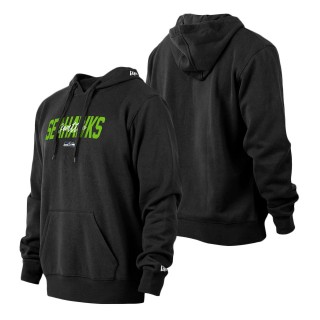 Men's Seattle Seahawks Black 2022 NFL Draft Collection Pullover Hoodie