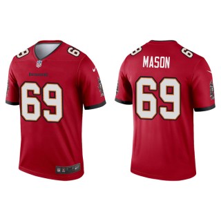 Men's Buccaneers Shaq Mason Red Legend Jersey