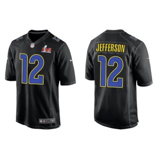 Van Jefferson Rams Black Super Bowl LVI Game Fashion Jersey