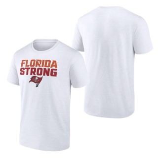 Men's Tampa Bay Buccaneers White Florida Strong T-Shirt
