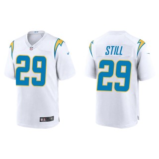 Chargers Tarheeb Still White Game Jersey