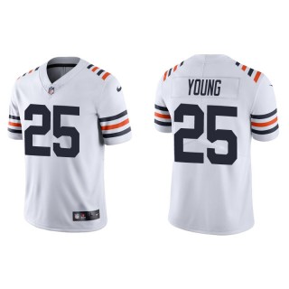 Men's Bears Tavon Young White Classic Limited Jersey