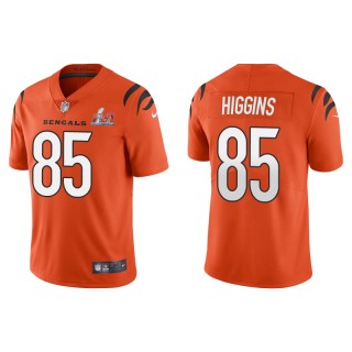 Super Bowl LVI Tee Higgins Bengals Orange Vapor Limited Jersey