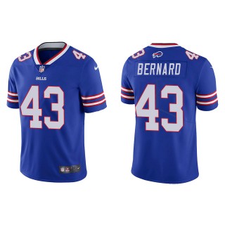 Men's Bills Terrel Bernard Royal 2022 NFL Draft Vapor Limited Jersey