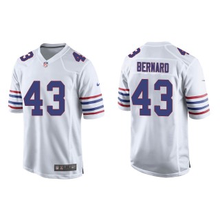 Men's Bills Terrel Bernard White 2022 NFL Draft Alternate Game Jersey