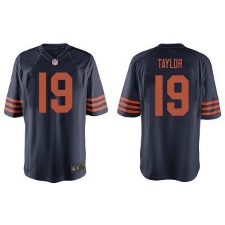 Bears Tory Taylor Navy Throwback Game Jersey