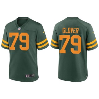 Packers Travis Glover Green Alternate Game Jersey