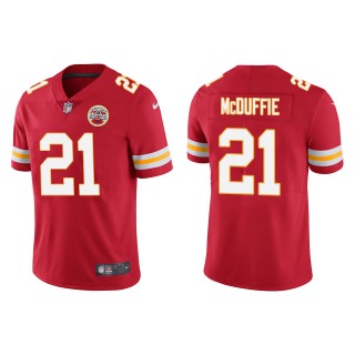 Men's Chiefs Trent McDuffie Red 2022 NFL Draft Vapor Limited Jersey
