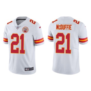 Men's Chiefs Trent McDuffie White 2022 NFL Draft Vapor Limited Jersey