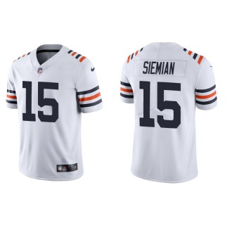 Men's Bears Trevor Siemian White Classic Limited Jersey