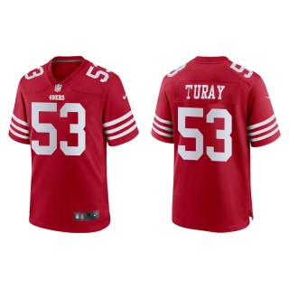 Men's San Francisco 49ers Turay Scarlet Game Jersey