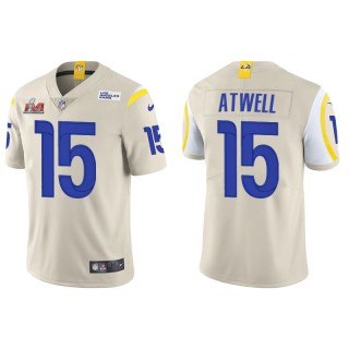Super Bowl LVI Tutu Atwell Rams Bone Vapor Limited Jersey