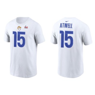 Tutu Atwell Rams Super Bowl LVI  Men's White T-Shirt