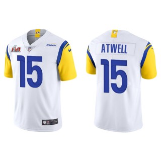 Super Bowl LVI Tutu Atwell Rams White Vapor Limited Jersey