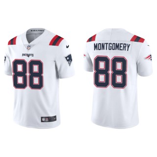 Men's Patriots Ty Montgomery White Vapor Limited Jersey