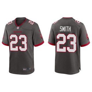 Buccaneers Tykee Smith Pewter Alternate Game Jersey