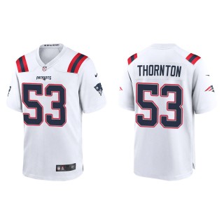 Men's Patriots Tyquan Thornton White Game Jersey