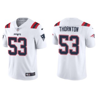 Men's Patriots Tyquan Thornton White Vapor Limited Jersey