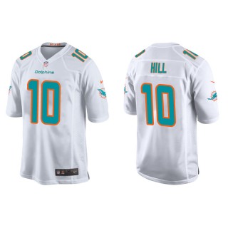 Men's Dolphins Tyreek Hill White Game Jersey