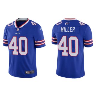 Men's Bills Von Miller Royal Vapor Limited Jersey