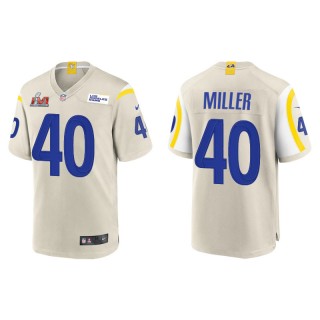 Super Bowl LVI Von Miller Rams Bone Game Jersey