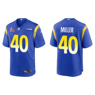 Super Bowl LVI Von Miller Rams Royal Game Jersey